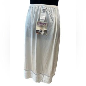 Lorraine cut-ups non cling Antron III ladies tall/Small half slip blush adjustab